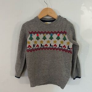 Mini Boden Christmas Fa La La sweater